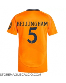 Real Madrid Jude Bellingham #5 Maglia Gara Trasferta Repliche 2024-25